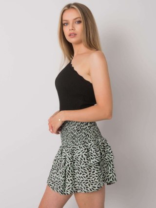 Spódnica RO-SD-2511-4.18P czarno-zielony S