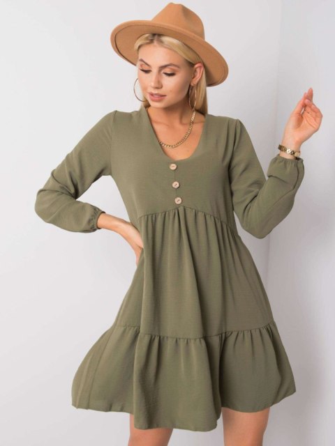 Sukienka D50010F30264A khaki M/L Sukienka D50010F30264A khaki M/L