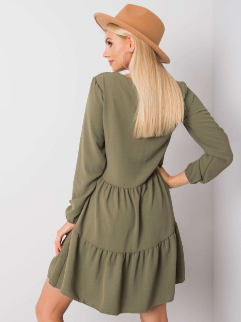 Sukienka D50010F30264A khaki M/L Sukienka D50010F30264A khaki M/L