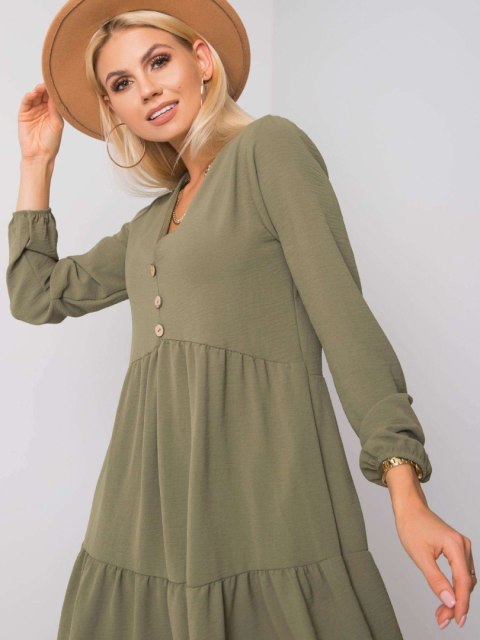 Sukienka D50010F30264A khaki M/L Sukienka D50010F30264A khaki M/L