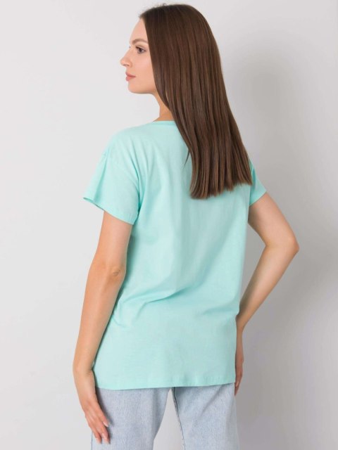 T-shirt FA-TS-7196.74P mietowy T-shirt FA-TS-7196.74P mietowy