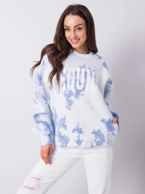 Bluza DS-BL-1118.60 biało-niebieski L/XL