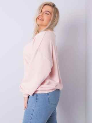 Bluza RV-BL-6316.16X jasny różowy 3XL