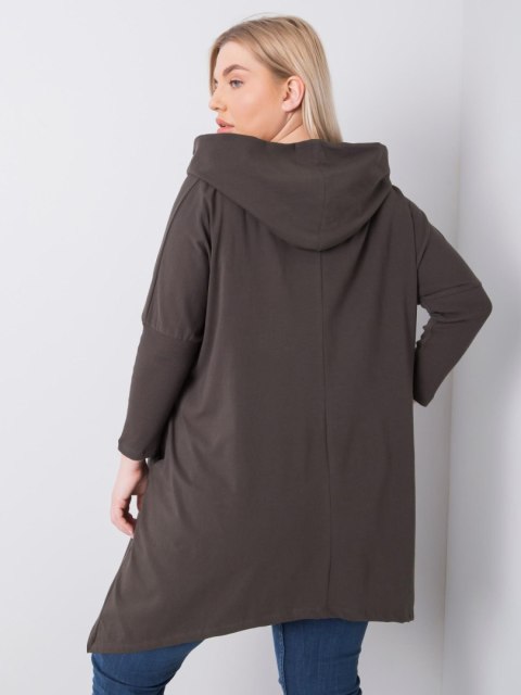 Bluzka RV-BZ-6458.46P ciemny khaki Bluzka RV-BZ-6458.46P ciemny khaki