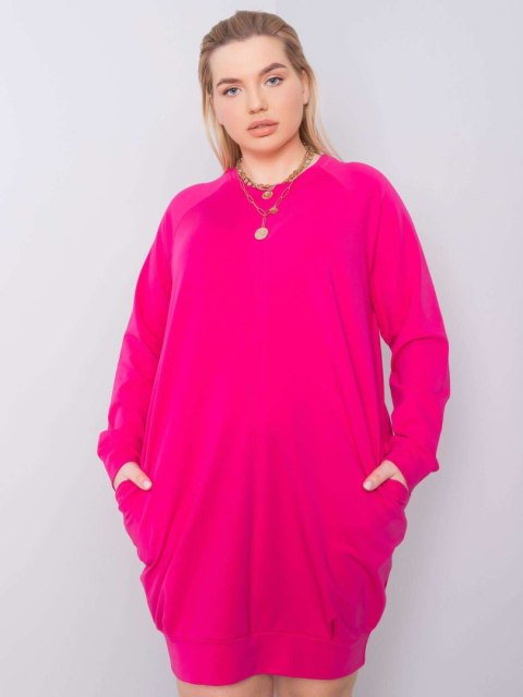Sukienka RV-SK-6296.99 fuksjowy 2XL Sukienka RV-SK-6296.99 fuksjowy 2XL