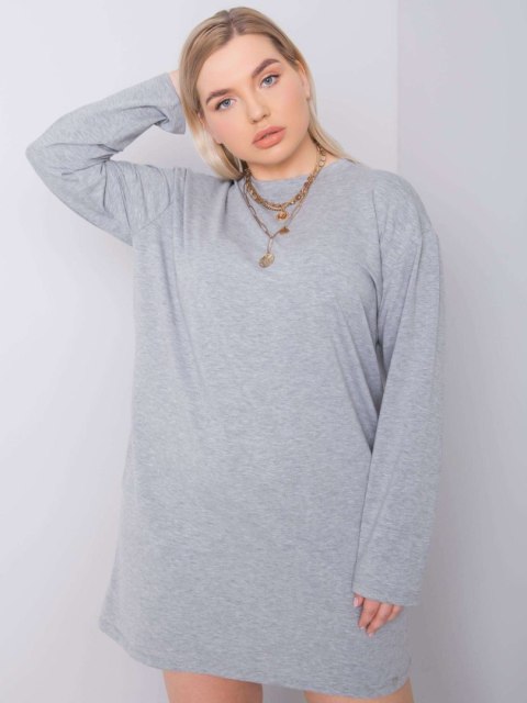 Sukienka RV-SK-6321.93 szary 3XL