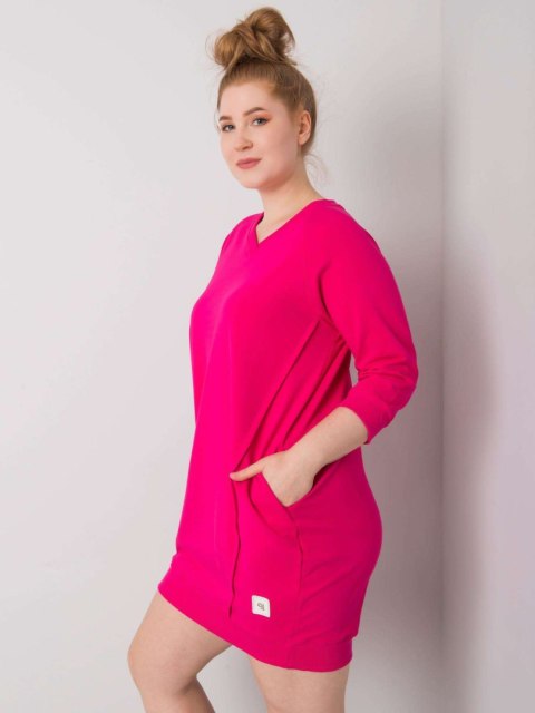 Sukienka RV-SK-6847.59P fuksjowy Sukienka RV-SK-6847.59P fuksjowy