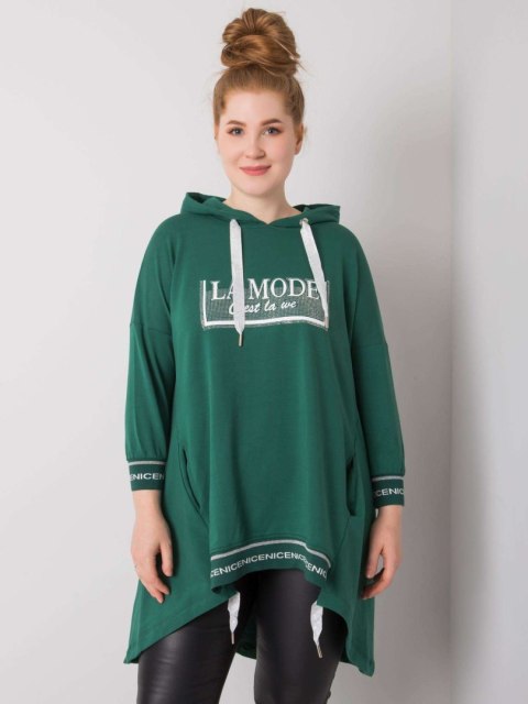 Bluza RV-BL-6849.63P ciemny zielony Bluza RV-BL-6849.63P ciemny zielony
