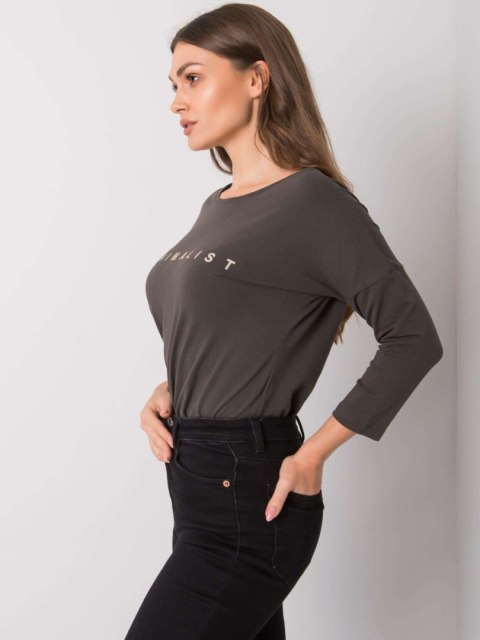 Bluzka RV-BZ-0126.01P ciemny khaki Bluzka RV-BZ-0126.01P ciemny khaki