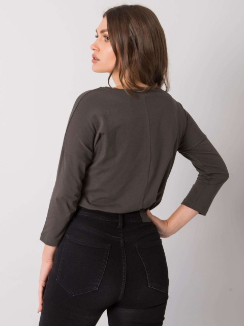 Bluzka RV-BZ-0126.01P ciemny khaki Bluzka RV-BZ-0126.01P ciemny khaki