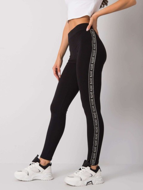 Leginsy LA-LG-T-45.78P czarno-srebrny S