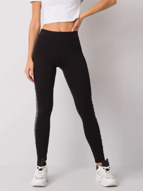 Leginsy LA-LG-T-45.78P czarno-srebrny S