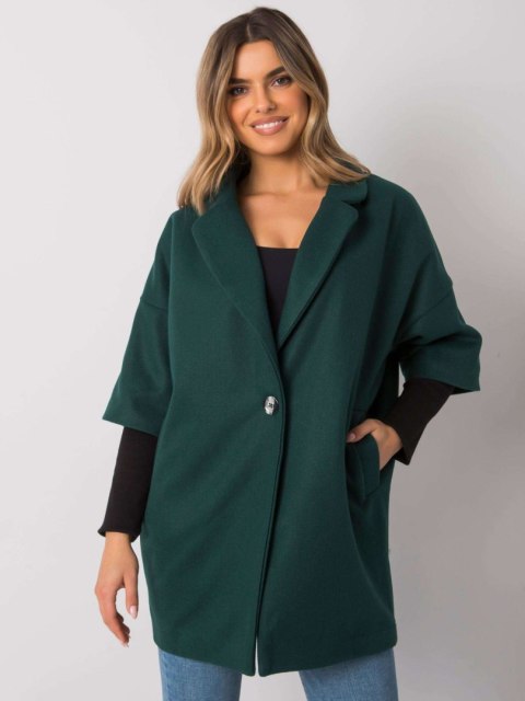 Płaszcz CHA-PL-0409.30X ciemny zielony S/M Płaszcz CHA-PL-0409.30X ciemny zielony S/M