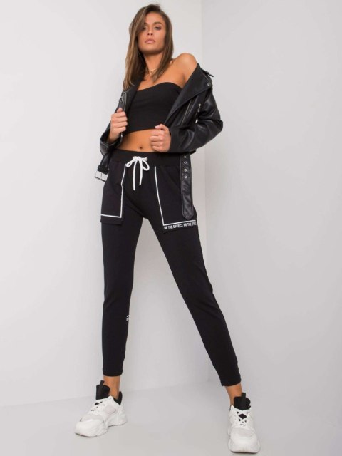 Spodnie dresowe RV-DR-7035.70 czarny L Spodnie dresowe RV-DR-7035.70 czarny L