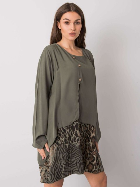 Sukienka DHJ-SK-21451.50 khaki