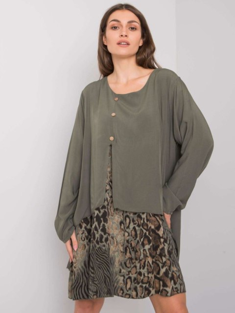 Sukienka DHJ-SK-21451.50 khaki