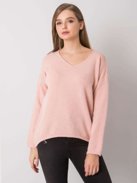 Sweter TW-SW-BI-9802.25X jasny różowy Sweter TW-SW-BI-9802.25X jasny różowy