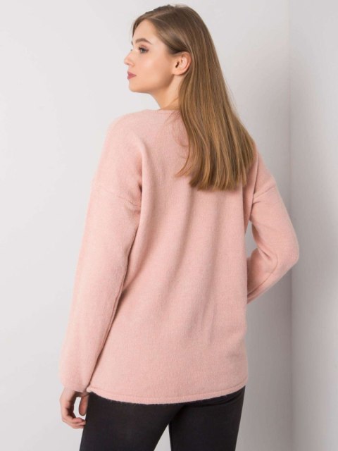 Sweter TW-SW-BI-9802.25X jasny różowy Sweter TW-SW-BI-9802.25X jasny różowy