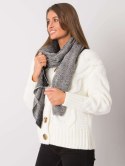 Szalik AT-SZ-3899.91 czarno-biały