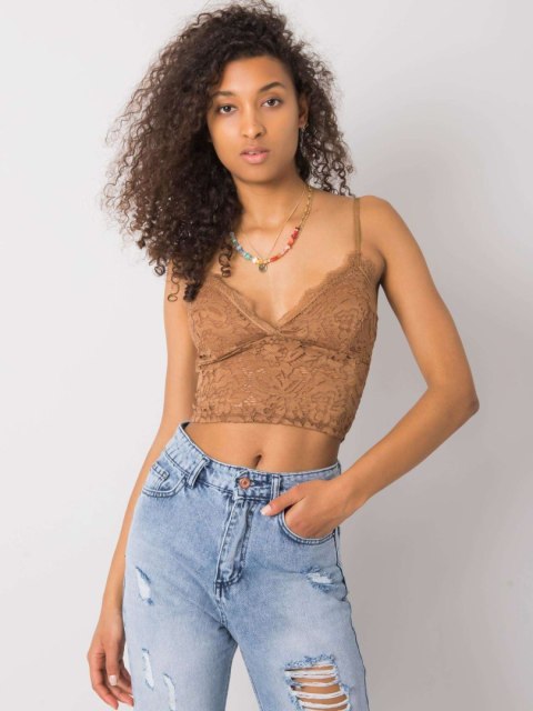 Top TW-TP-BI-8335.26 camelowy Top TW-TP-BI-8335.26 camelowy