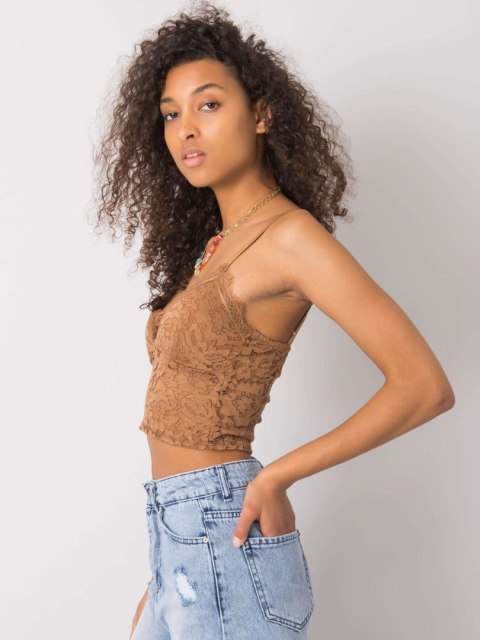 Top TW-TP-BI-8335.26 camelowy Top TW-TP-BI-8335.26 camelowy