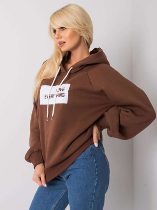 Bluza EM-BL-651/2.41X ciemny brązowy L/XL