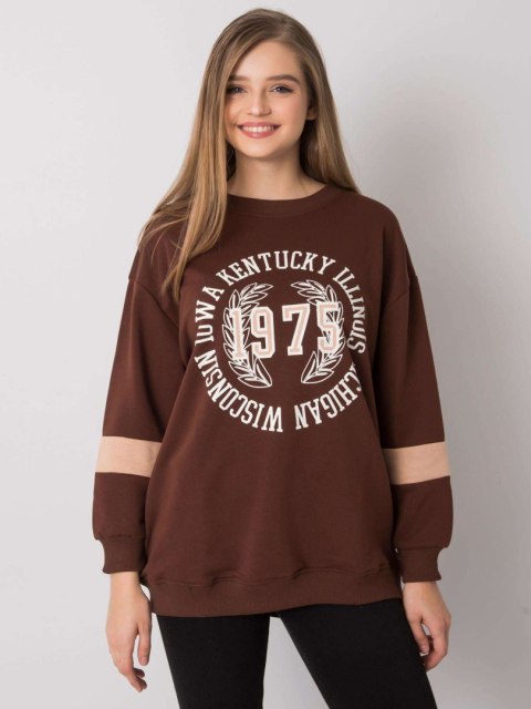 Bluza FA-BL-7231.33X ciemny brązowy Bluza FA-BL-7231.33X ciemny brązowy
