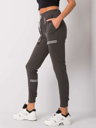 Spodnie dresowe RV-DR-7035.70 ciemny khaki L