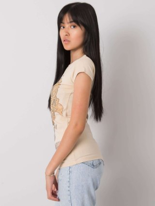 T-shirt EM-TS-ES-21-533.16 beżowy S
