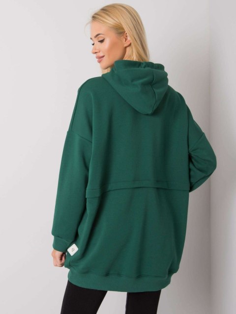 Bluza RV-BL-7095.30P ciemny zielony Bluza RV-BL-7095.30P ciemny zielony