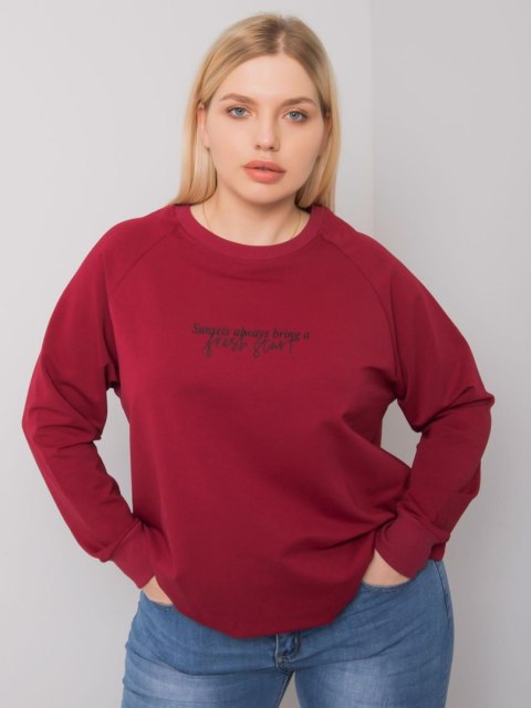 Bluza RV-BL-7162.12P bordowy Bluza RV-BL-7162.12P bordowy