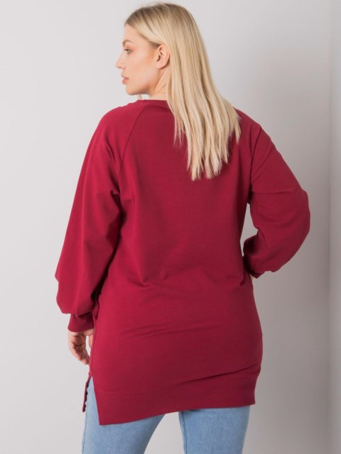 Bluzka RV-BZ-7227.95 bordowy Bluzka RV-BZ-7227.95 bordowy