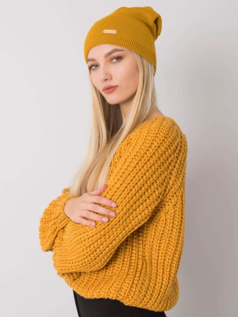 Czapka JK-CZ-30.40P ciemny żółty Czapka JK-CZ-30.40P ciemny żółty