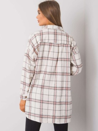 Koszula TO-KS-0810-3.32 biało-różowy L/XL