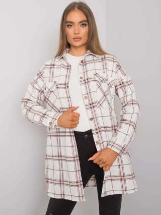 Koszula TO-KS-0810-3.32 biało-różowy L/XL