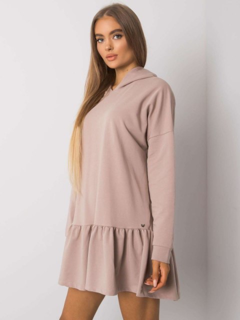 Sukienka RV-SK-7184.22X ciemny bezowy L/XL