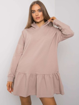 Sukienka RV-SK-7184.22X ciemny bezowy L/XL