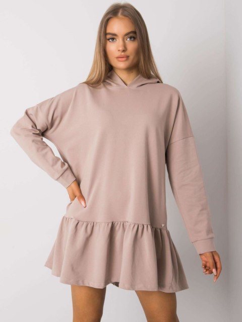 Sukienka RV-SK-7184.22X ciemny bezowy L/XL
