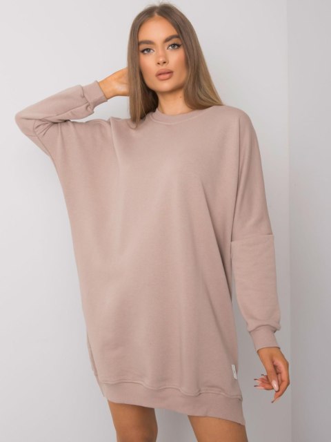 Sukienka RV-SK-7216.95 ciemny bezowy S/M Sukienka RV-SK-7216.95 ciemny bezowy S/M
