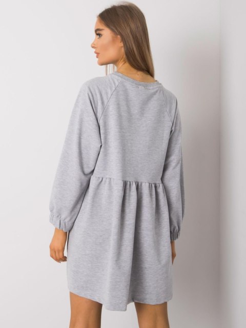 Sukienka RV-SK-7247.15P szary S/M Sukienka RV-SK-7247.15P szary S/M