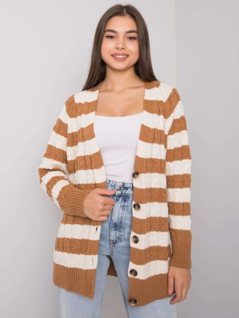 Sweter FE-SW-3358.13 camelowy