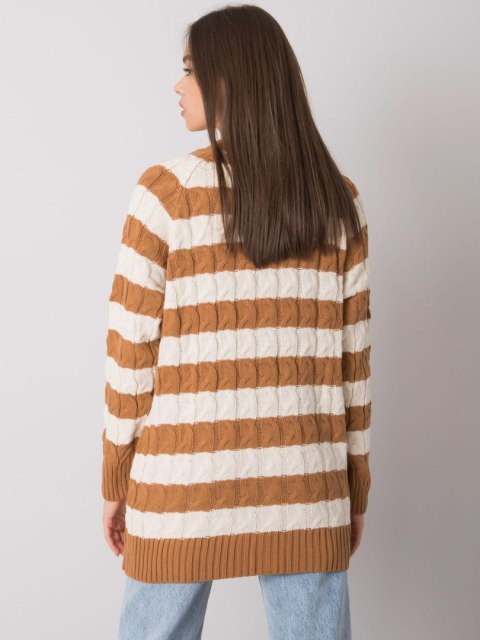 Sweter FE-SW-3358.13 camelowy