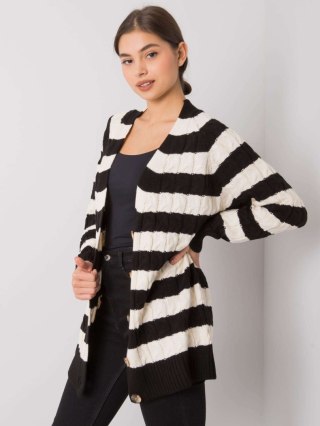 Sweter FE-SW-3358.13 czarno-biały