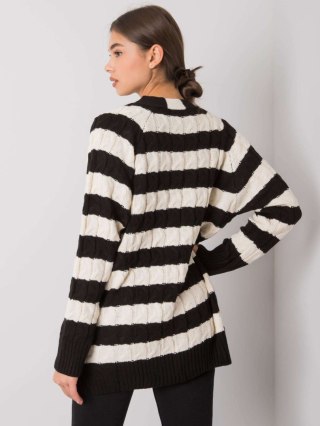 Sweter FE-SW-3358.13 czarno-biały