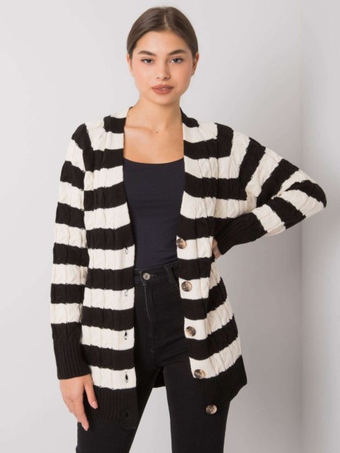 Sweter FE-SW-3358.13 czarno-biały Sweter FE-SW-3358.13 czarno-biały
