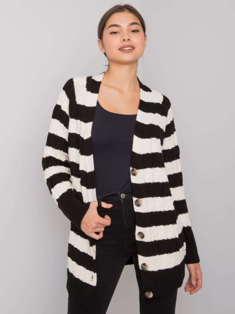 Sweter FE-SW-3358.13 czarno-biały Sweter FE-SW-3358.13 czarno-biały