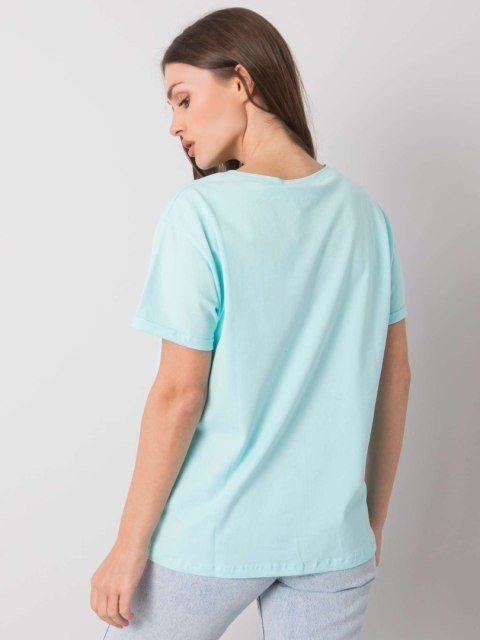 T-shirt FA-TS-7121.88P mietowy T-shirt FA-TS-7121.88P mietowy