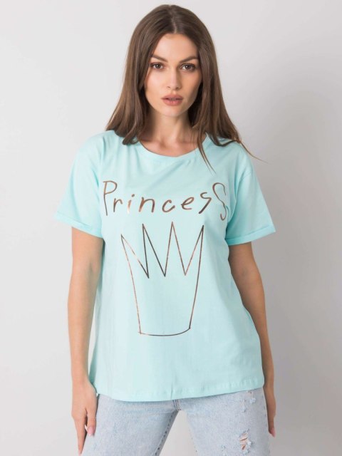 T-shirt FA-TS-7121.88P mietowy T-shirt FA-TS-7121.88P mietowy