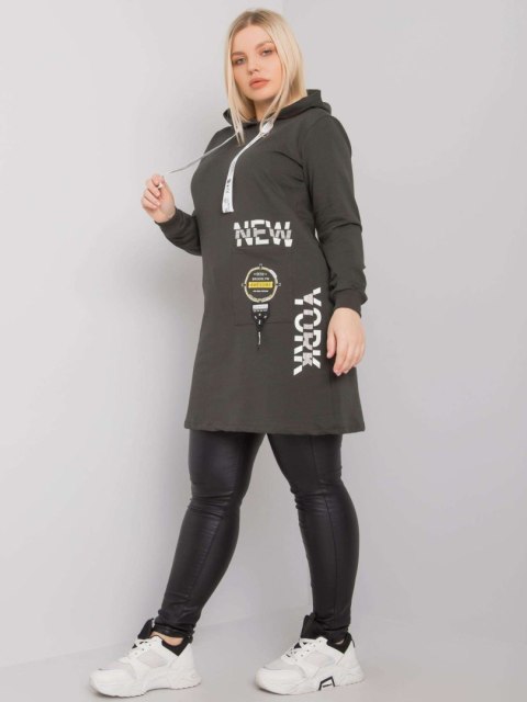 Tunika RV-TU-7221.80P ciemny khaki Tunika RV-TU-7221.80P ciemny khaki