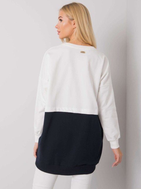 Bluza RV-BL-7197.89P biało-granatowy S/M